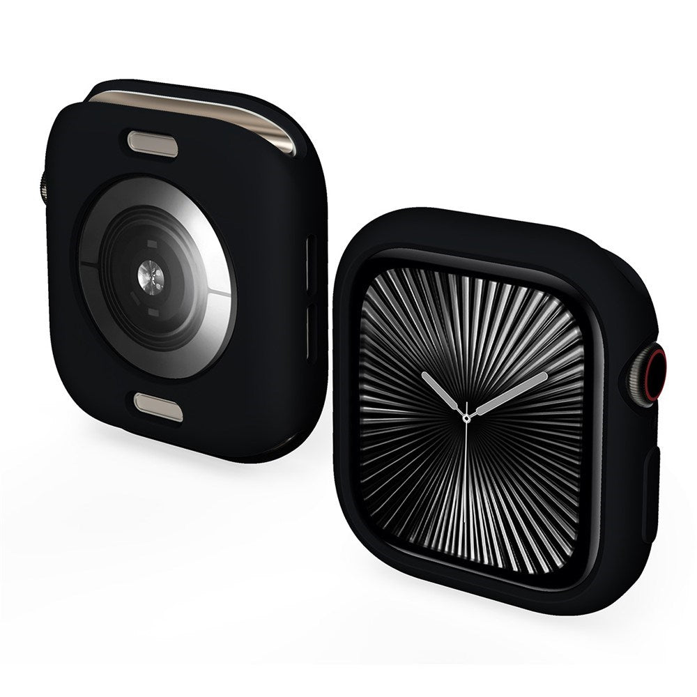 Apple Watch 11 / 10 (46mm) Flexibelt Plast Skal - Svart