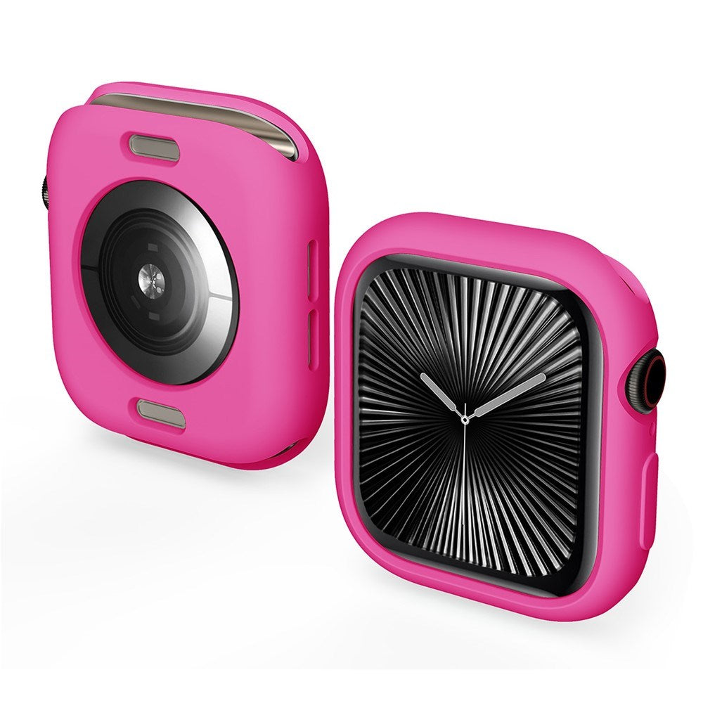 Apple Watch 11 / 10 (46mm) Flexibelt Plast Skal - Pink