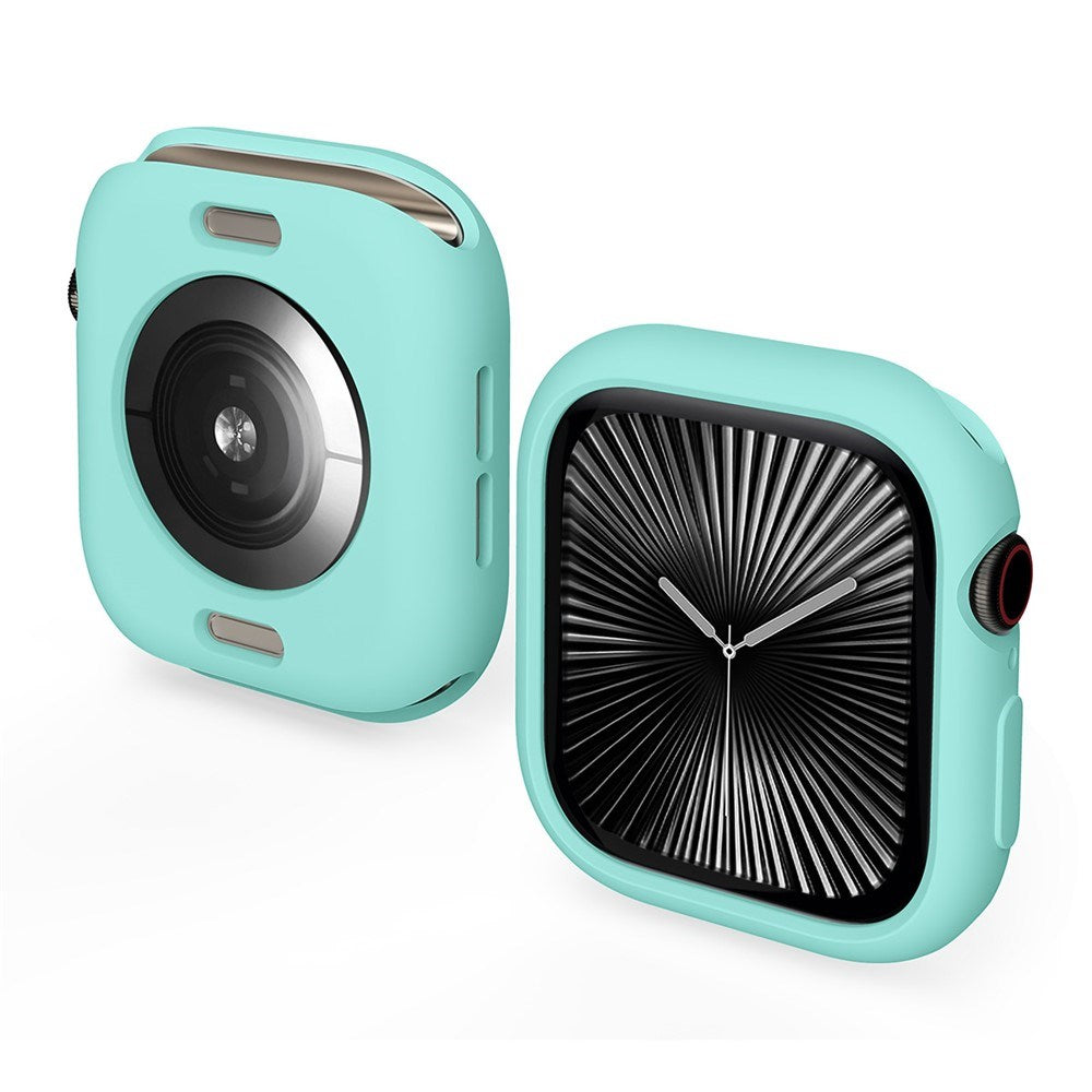 Apple Watch 11 / 10 (46mm) Flexibelt Plast Skal - Ljusblå