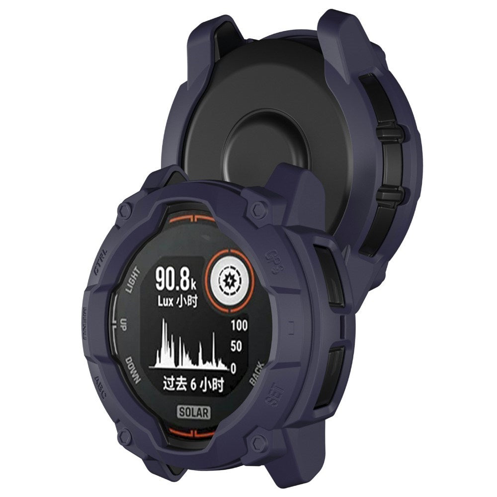 Garmin Instinct 3 Solar (50mm) Rugged Plast Skal - Blå