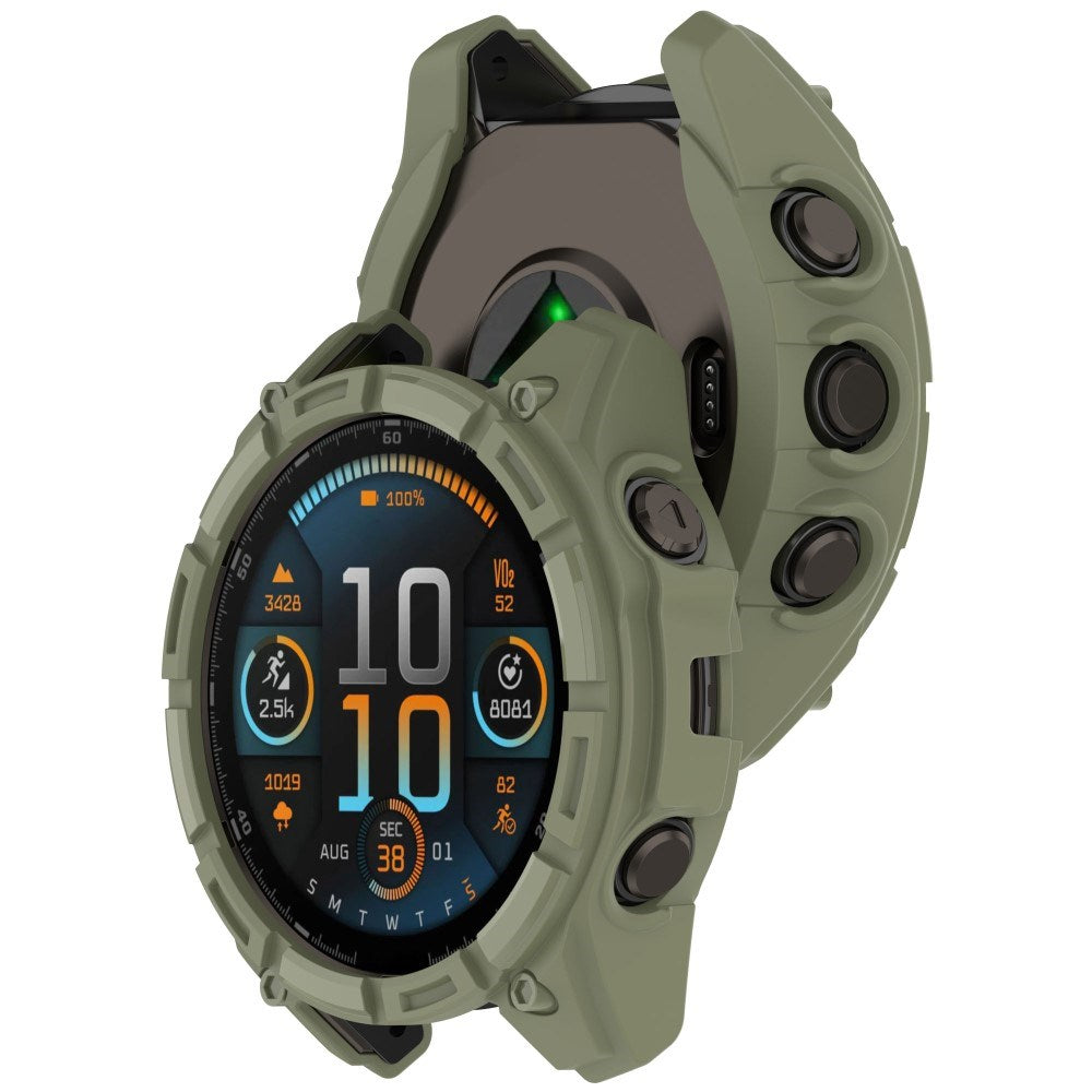 Garmin Tactix 8 Solar (51mm) Bumper Plast Skal - Grön