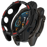 Garmin Tactix 8 Solar (51mm) Bumper Plast Skal - Svart / Röd