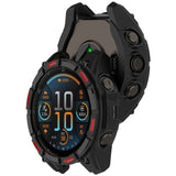 Garmin Tactix 8 Solar (51mm) Bumper Plast Skal - Svart / Röd