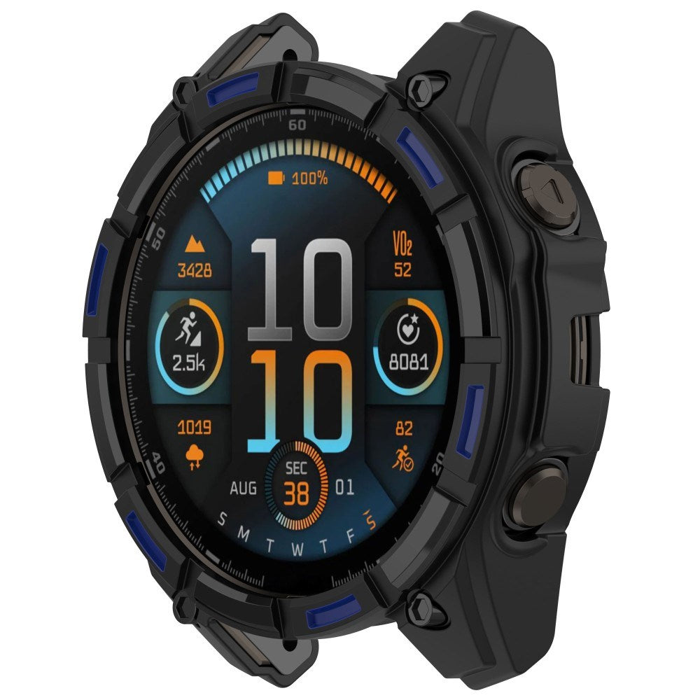 Garmin Tactix 8 Solar (51mm) Bumper Plast Skal - Svart / Blå