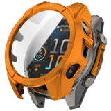 Garmin Tactix 8 AMOLED (51mm) Hårt Plast Skal m. Skyddsglas - Orange / Gul