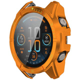 Garmin Tactix 8 AMOLED (51mm) Hårt Plast Skal m. Skyddsglas - Orange / Gul