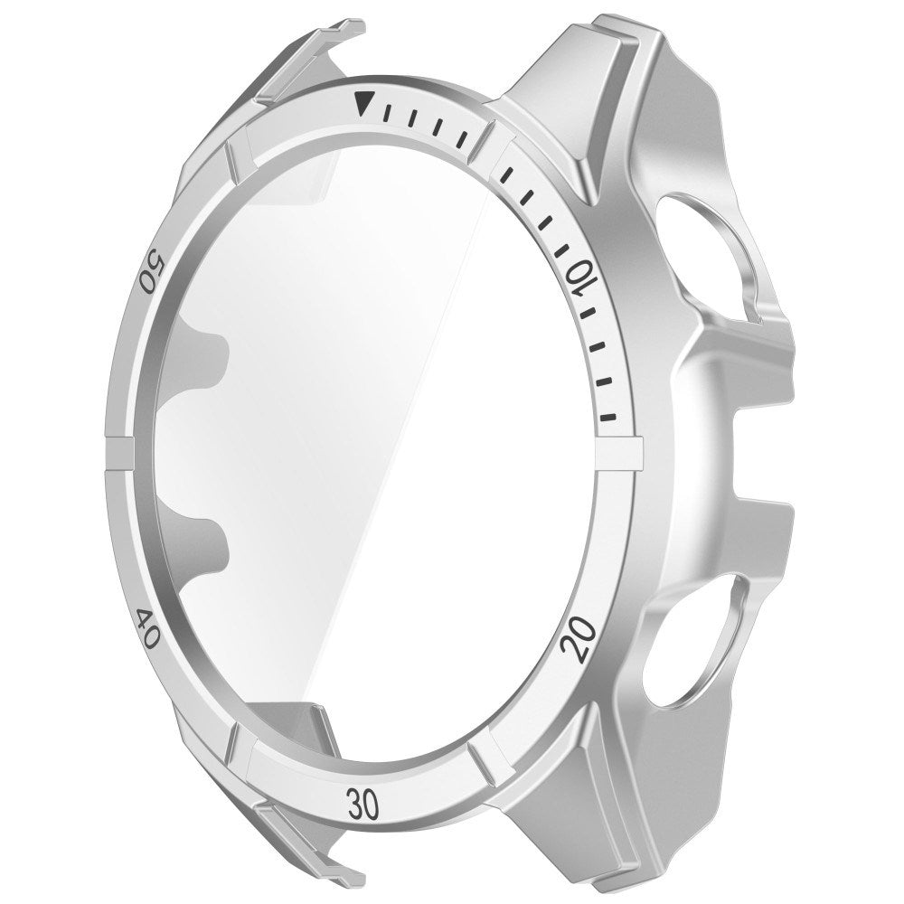 Garmin Tactix 8 AMOLED (47mm) Hårt Plast Skal m. Skyddsglas - Silver / Svart