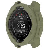 Garmin Instinct 3 AMOLED / Solar (45mm) Bumper Silikon Skal - Army Grön
