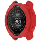 Garmin Instinct 3 AMOLED / Solar (45mm) Bumper Silikon Skal - Röd