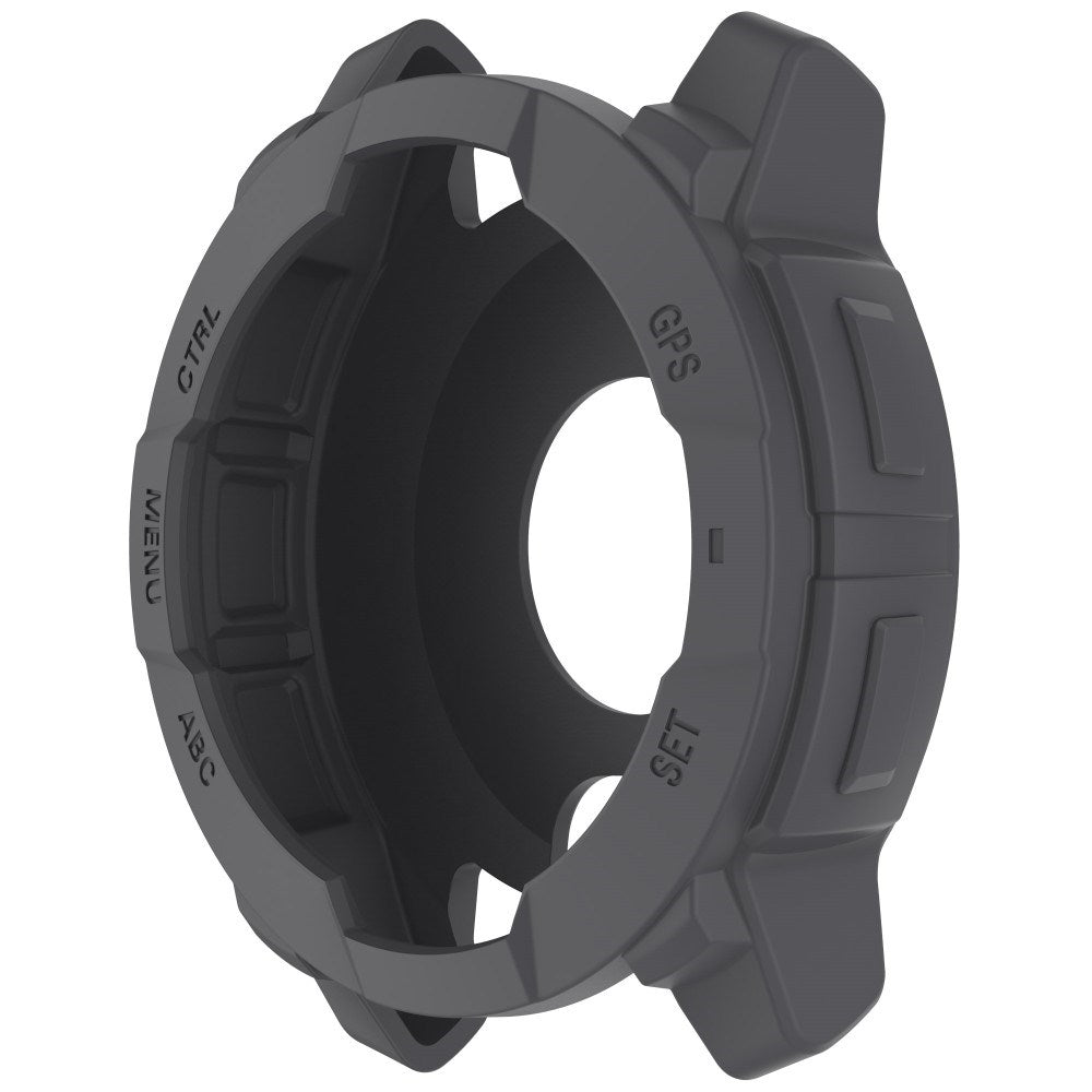 Garmin Instinct 3 AMOLED / Solar (45mm) Bumper Silikon Skal - Grå