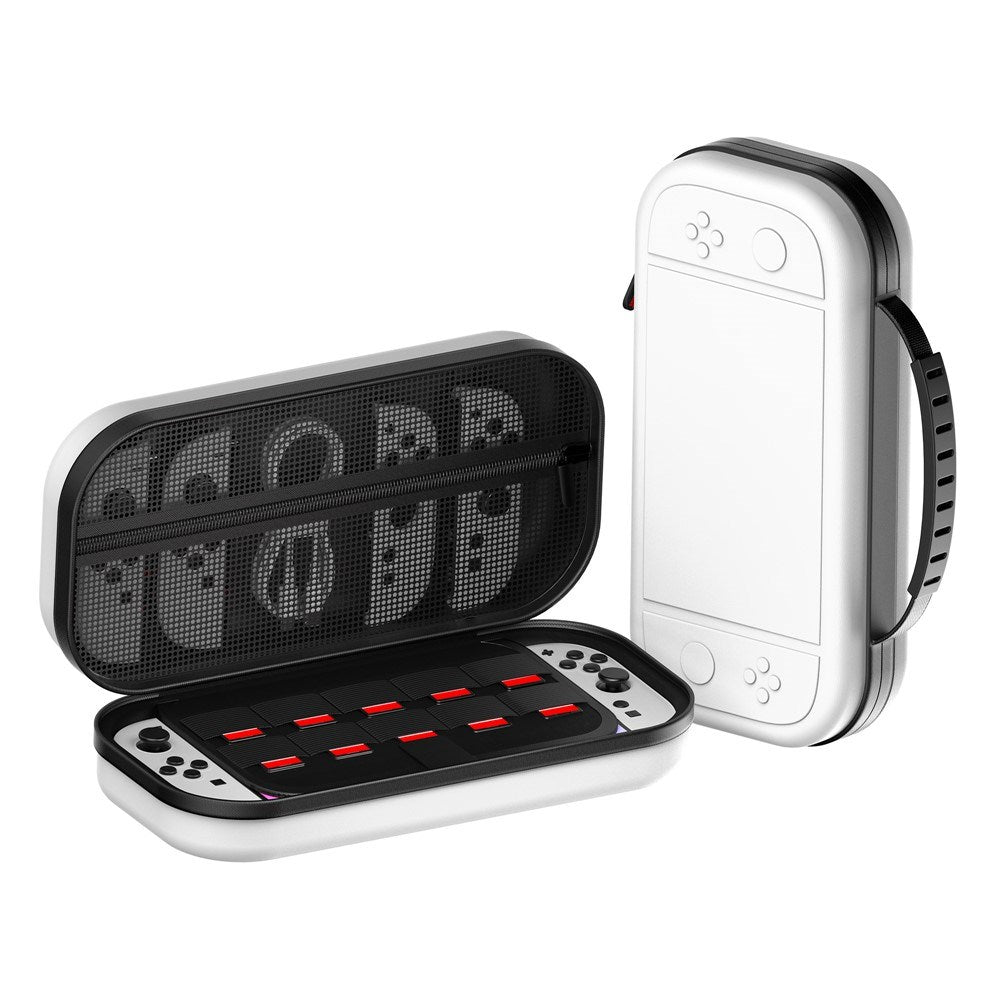 Nintendo Switch 2 Konstläder Organiseringväska - Vit