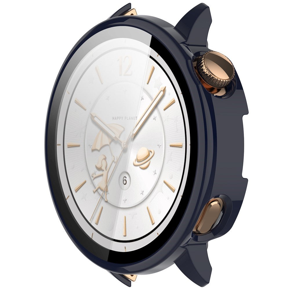 OnePlus Watch 3 (43mm) Fodral med Härdat Glas Skärmskydd - Blå