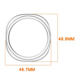 Samsung Galaxy Watch 8 (44mm) Semi-Enclosed Hårt Plast Fodral - Genomskinlig