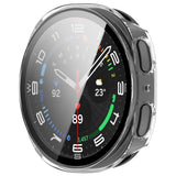 Samsung Galaxy Watch 8 (40mm) Hårt Plast Fodral med Skärmskydd - Genomskinlig