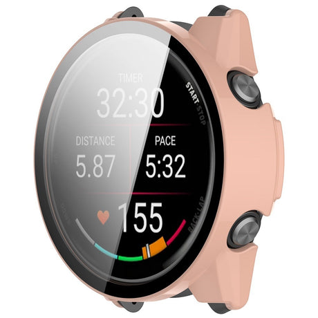 Garmin Forerunner 970 Fodral med Härdat Glas Skärmskydd - Rosa