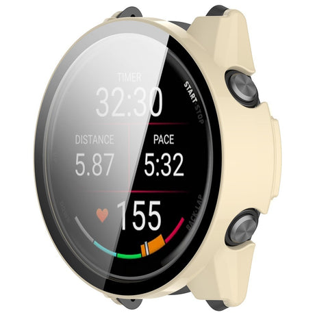 Garmin Forerunner 970 Fodral med Härdat Glas Skärmskydd - Vit