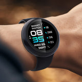 Google Pixel Watch 4 (41 mm) Hårt Plast Skal med Inbyggt Skärmskydd – Svart