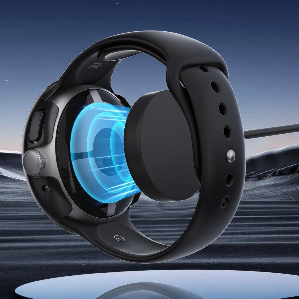 Google Pixel Watch 4 (45 mm) Hårt Plast Skal med Inbyggt Skärmskydd – Genomskinlig