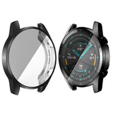 Huawei Watch GT2 (46mm) flexibel plastskal m. Skärmskydd - Svart