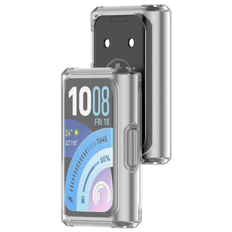 Huawei Band 11 Pro EIDERWOOD Flexibelt Plast Skal - Gennomskinlig