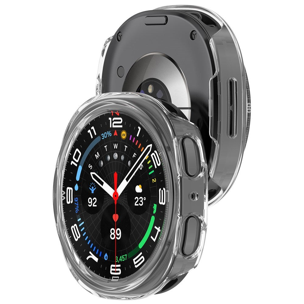 Samsung Galaxy Watch 9 (44mm) Hårt Plast Skal - Genomskinlig