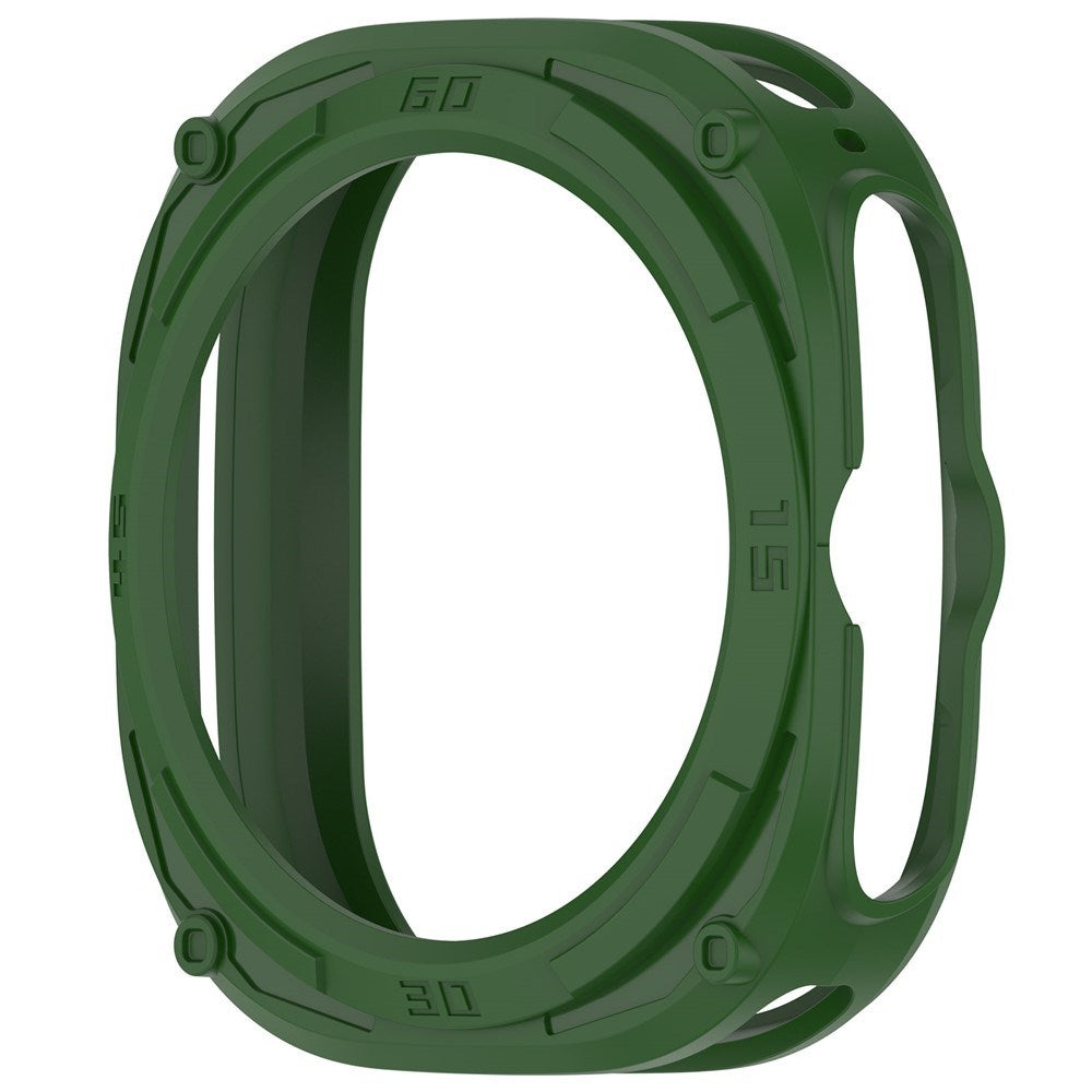 Samsung Galaxy Watch Ultra 2 (47mm) Flexibelt Plast Armor Skal - Grön
