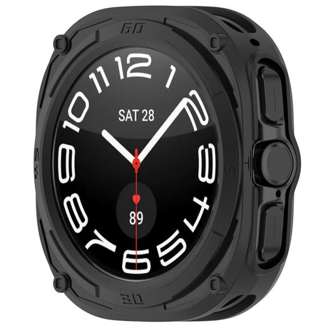Samsung Galaxy Watch Ultra 2 (47mm) Flexibelt Plast Armor Skal - Svart