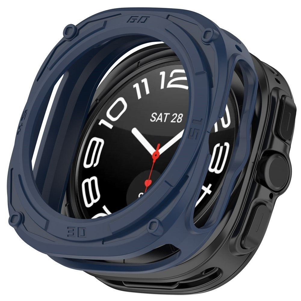 Samsung Galaxy Watch Ultra 2 (47mm) Flexibelt Plast Armor Skal - Blå