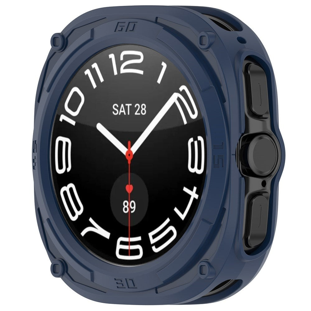 Samsung Galaxy Watch Ultra 2 (47mm) Flexibelt Plast Armor Skal - Blå