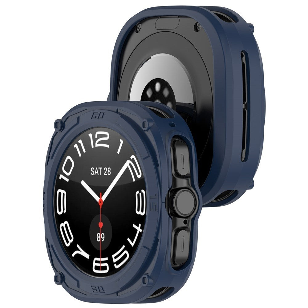 Samsung Galaxy Watch Ultra 2 (47mm) Flexibelt Plast Armor Skal - Blå