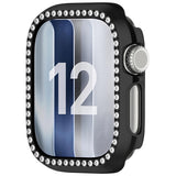 Apple Watch Series 12 (42mm) Hårt Plast Skal - Svart / Strass