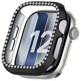 Apple Watch Series 12 (46mm) Hårt Plast Skal - Svart / Strass