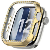 Apple Watch Series 12 (46mm) Hårt Plast Skal - Guld / Strass