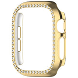 Apple Watch Series 12 (46mm) Hårt Plast Skal - Guld / Strass