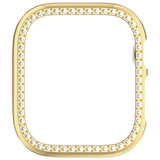 Apple Watch Series 12 (46mm) Hårt Plast Skal - Guld / Strass