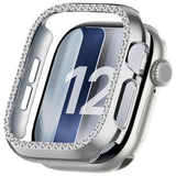 Apple Watch Series 12 (46mm) Hårt Plast Skal - Silver / Strass