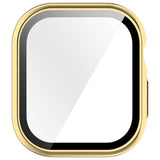Apple Watch Series 12 (42mm) Hårt Plast Skal m. Inbyggt Skärmskyddsglas - Guld