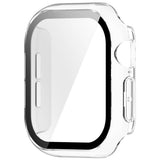 Apple Watch Series 12 (42mm) Hårt Plast Skal m. Inbyggt Skärmskyddsglas - Transparent