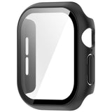 Apple Watch Series 12 (46mm) Hårt Plast Skal m. Inbyggt Skärmskyddsglas - Svart