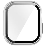 Apple Watch Series 12 (46mm) Hårt Plast Skal m. Inbyggt Skärmskyddsglas - Silver