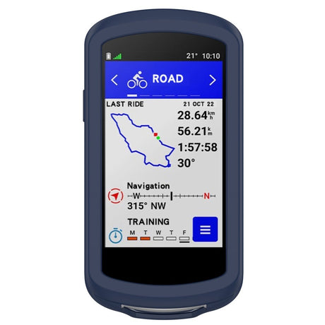 Garmin Edge 1040 Silikon Fodral - Mörkblå