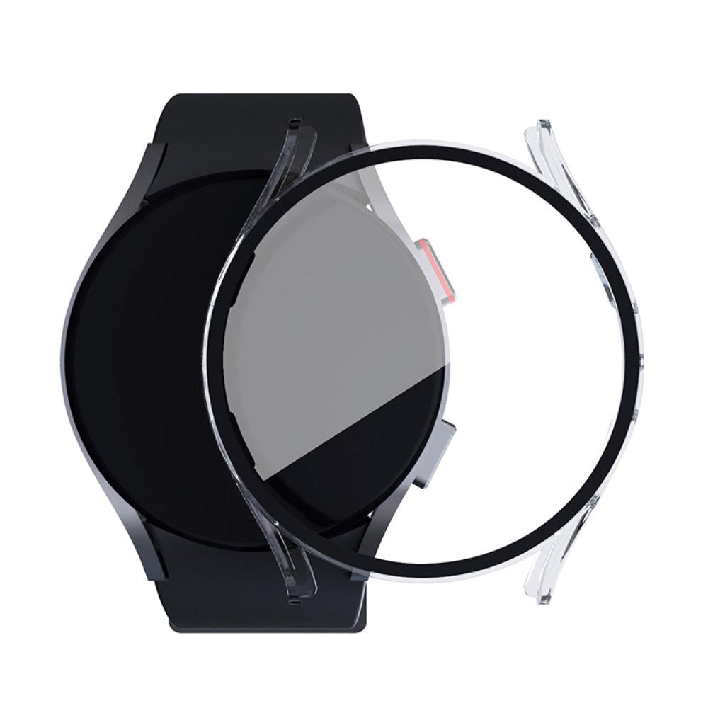 Samsung Galaxy Watch 7 / 6 / 5 / 4 / FE (40 mm) Skal i Hårdplast med Inbyggt Skärmskydd - Transparent