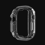 Apple Watch Ultra 1/2 (49mm) Flexibelt TPU Plast Skal - Genomskinlig