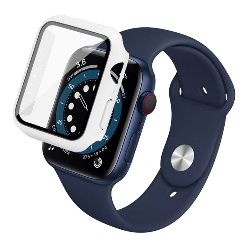 Apple Watch SE/6/5/4 (44mm) IMAK Skal i Hårdplast med Inbyggt Skärmskydd - Vit