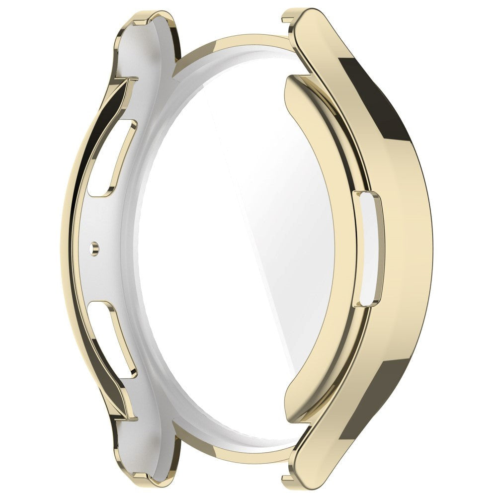 Samsung Galaxy Watch 6 (44mm) Plast Skal m. Inbyggt Skärmskydd - Guld