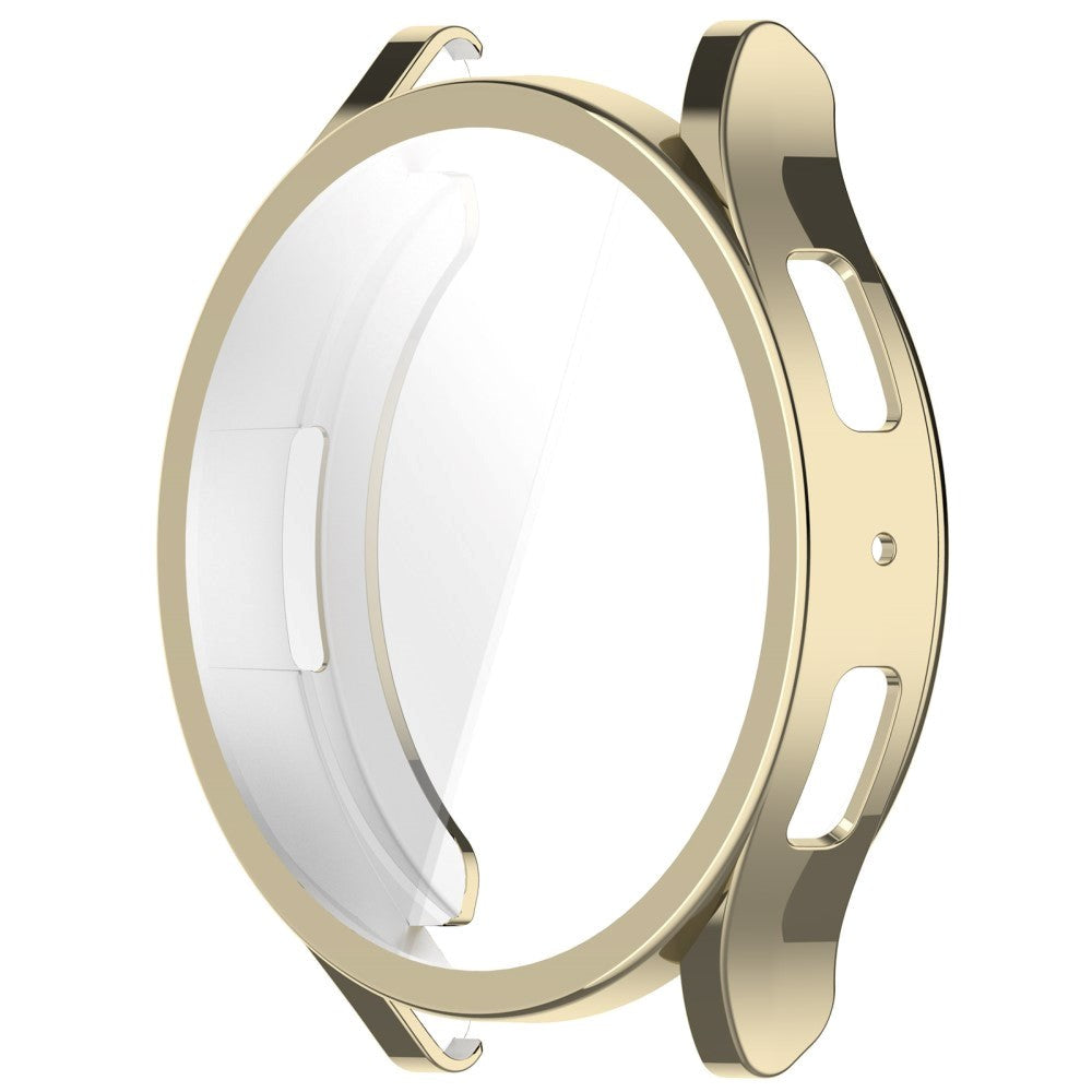 Samsung Galaxy Watch 6 (40mm) Plast Skal m. Inbyggt Skärmskydd - Guld