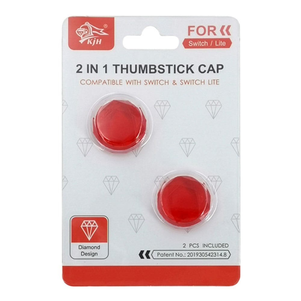 Nintendo Switch / Switch Lite Joystick Thumb Stick Grip Cap i Akryl - Röd