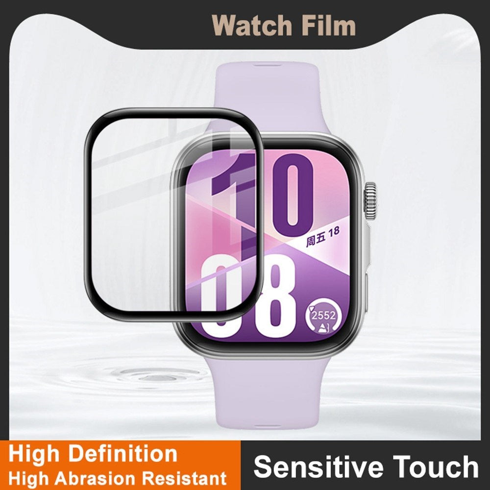 Huawei Watch Fit 4 IMAK Skärmskyddsfilm - Genomskinlig / Svart Kant