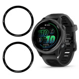 Garmin Forerunner 570 (42mm) Skärmskydd - 2 st. - Genomskinlig / Svart Kant