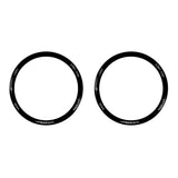 Garmin Forerunner 570 (42mm) Skärmskydd - 2 st. - Genomskinlig / Svart Kant